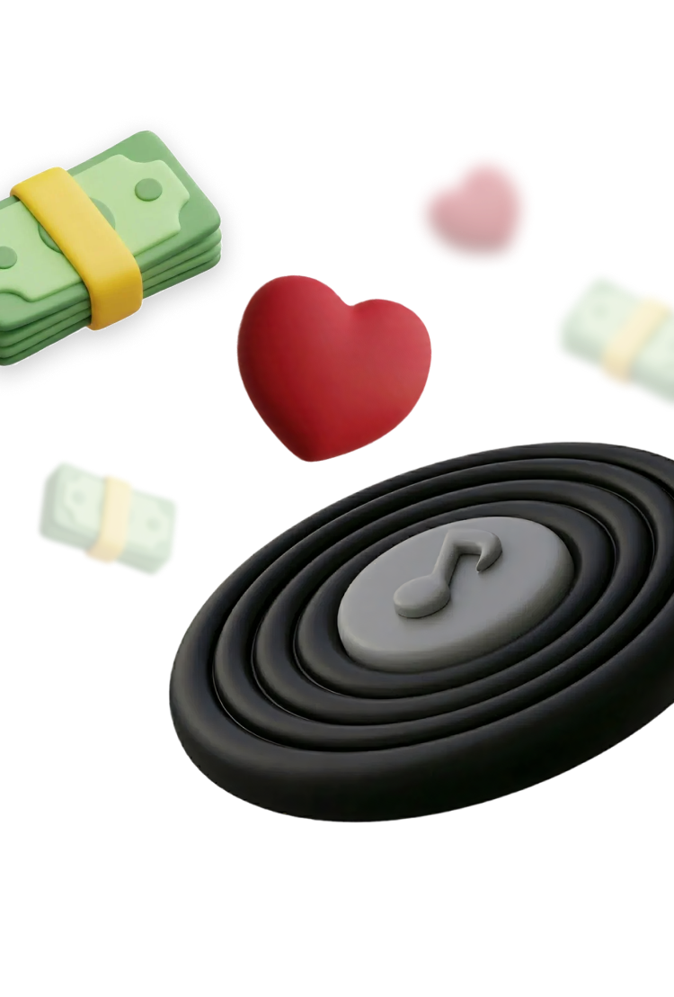 음악과 행운 아이콘